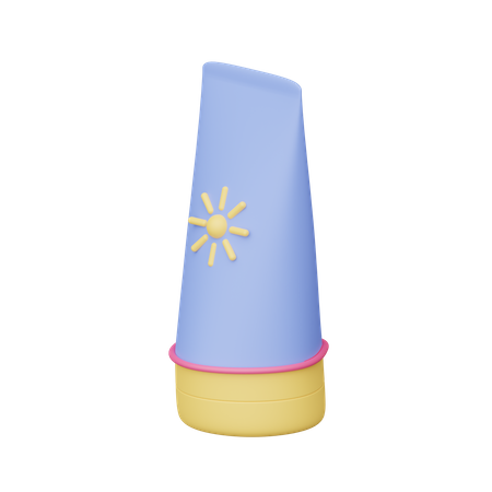 Sonnencreme  3D Icon