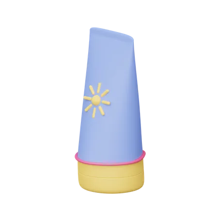 Sonnencreme  3D Icon