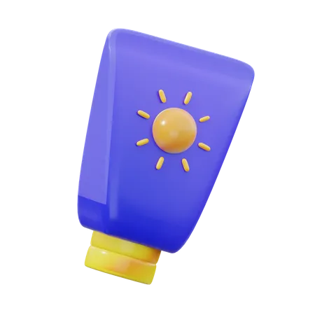 Sonnencreme  3D Icon