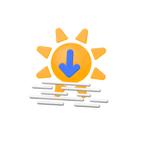 Sonnenuntergang  3D Icon