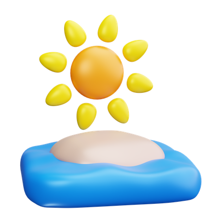 Sonnenuntergang  3D Icon