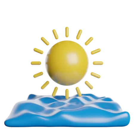 Sonnenuntergang  3D Icon