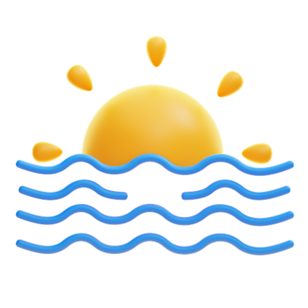 Sonnenuntergang  3D Icon