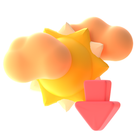 Sonnenuntergang  3D Icon