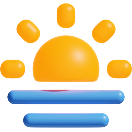 Sonnenuntergang  3D Icon