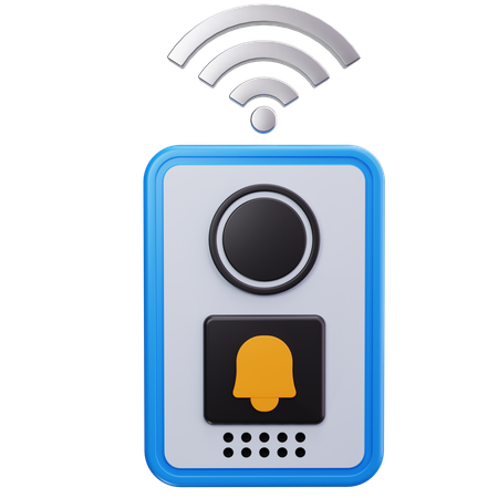 Sonnette intelligente  3D Icon