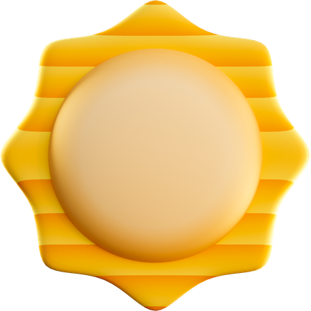 Sonnig  3D Icon