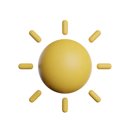 Sonnig  3D Icon