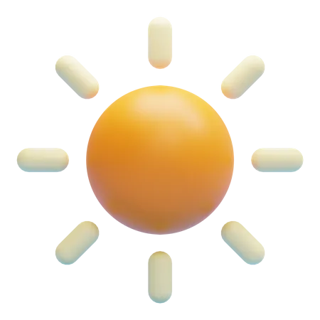 Sonnig  3D Icon