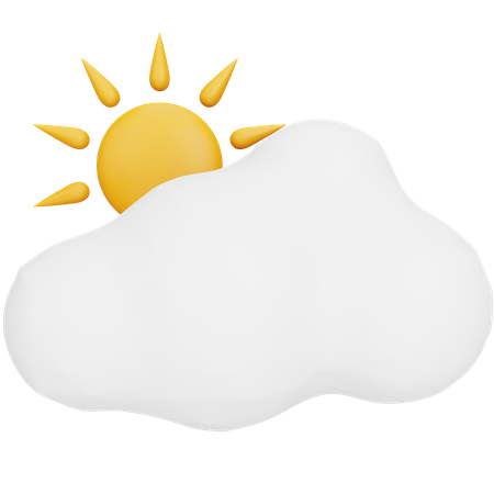 Sonniger Tag  3D Icon