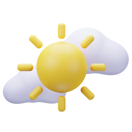 Sonniger Tag  3D Icon