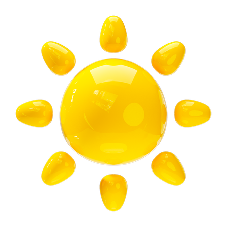 Sonniger Tag  3D Icon