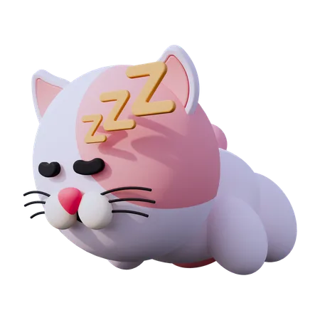 Sono de gato  3D Icon