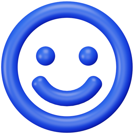 Sonriente  3D Icon