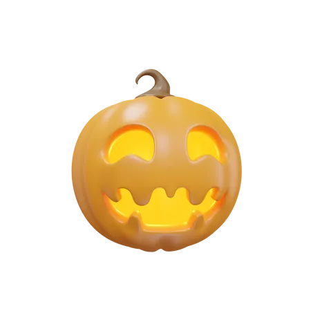 Sonrisa de calabaza  3D Icon