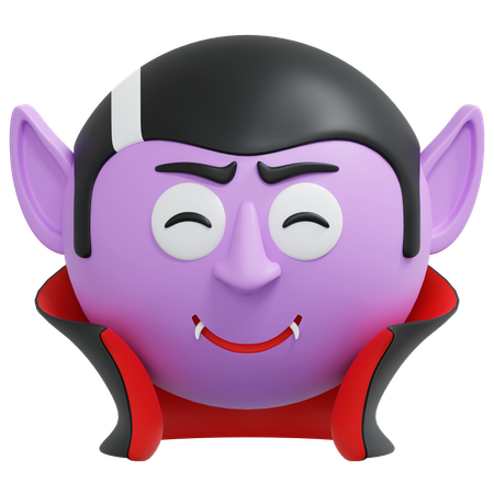 Vampiro de sonrisa descarada  3D Icon