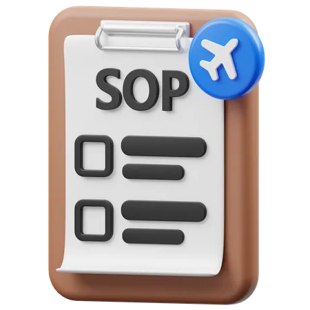 SOP  3D Icon