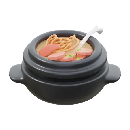 Sopa coreana  3D Icon