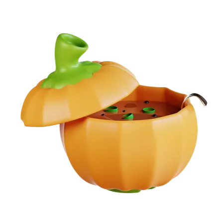 Sopa de calabaza  3D Icon