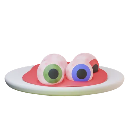 Sopa de olhos  3D Icon