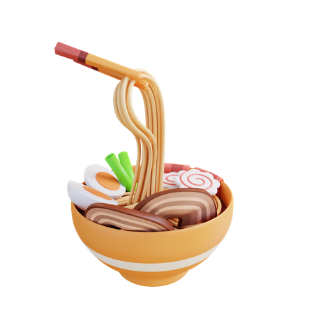 Sopa de ramen  3D Icon