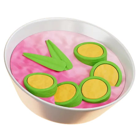Sopa gelada de banana  3D Icon