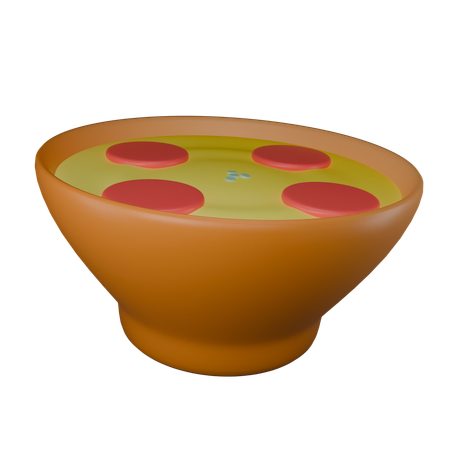 Sopa quente  3D Icon