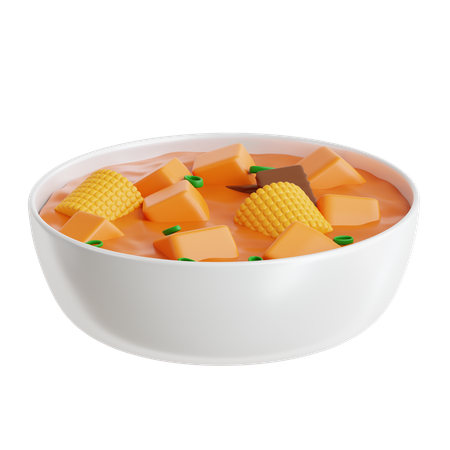 Sopa de sancocho  3D Icon