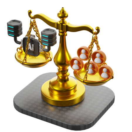 La importancia de la inteligencia artificial frente a la privacidad  3D Icon
