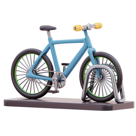 Puesto de bicicletas  3D Icon