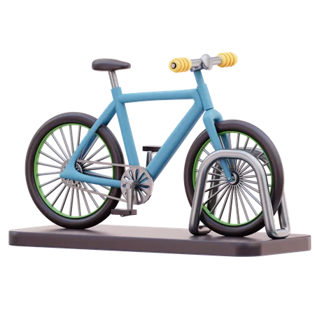 Puesto de bicicletas  3D Icon