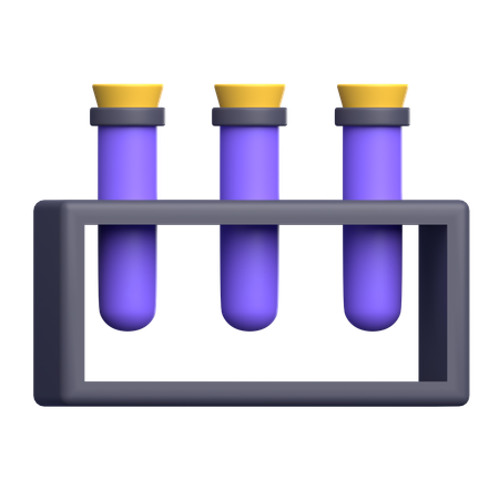 Soporte para tubos de ensayo  3D Icon