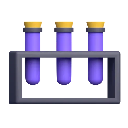 Soporte para tubos de ensayo  3D Icon