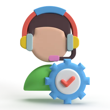 Apoyo técnico  3D Icon