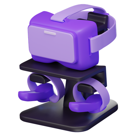 Soporte para realidad virtual  3D Icon