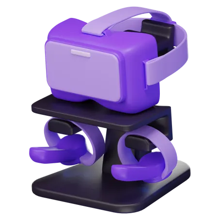 Soporte para realidad virtual  3D Icon