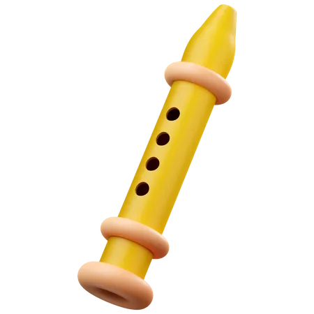 Soprano recorder  3D Icon