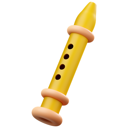 Soprano recorder  3D Icon