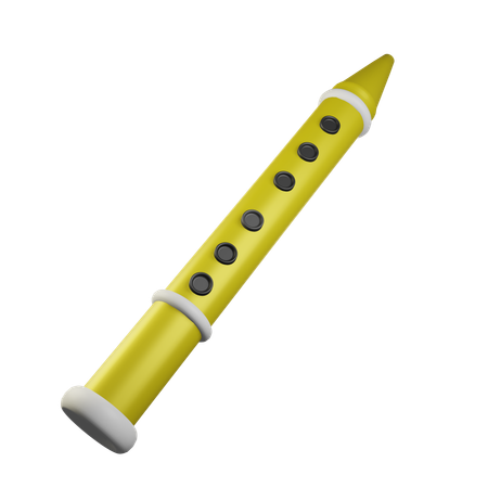 Soprano Recorder  3D Icon