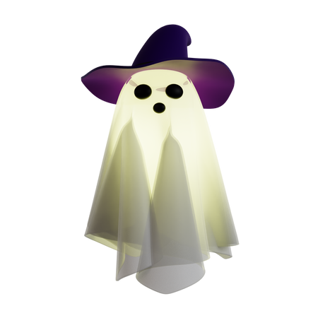 Fantôme de sorcière  3D Icon