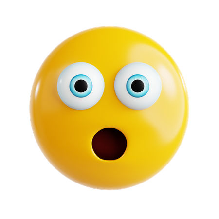 Emoji sorprendido  3D Icon