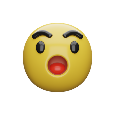 Emoji sorprendido  3D Emoji