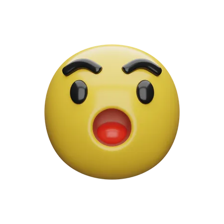 Emoji sorprendido  3D Emoji