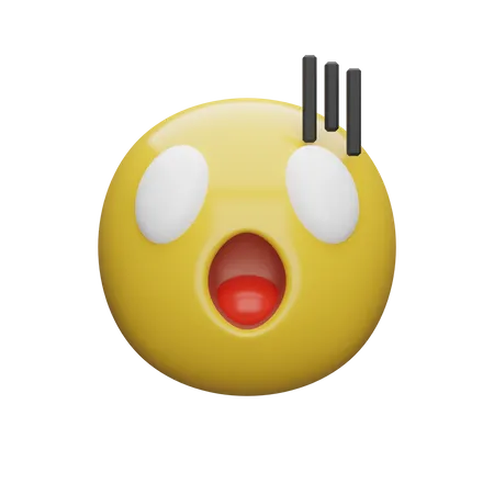 Emoji sorprendido  3D Emoji