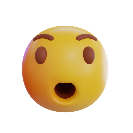 Emoji sorprendido  3D Icon