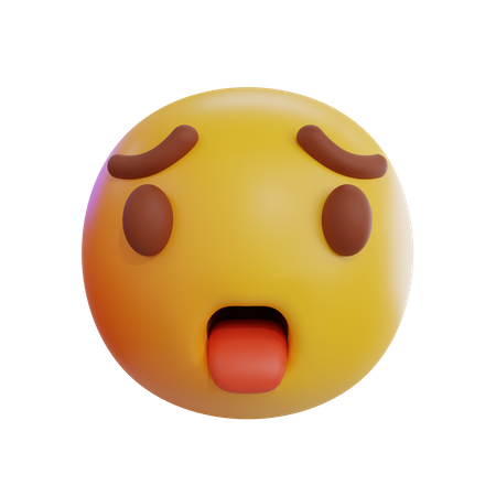 Sorprendido1 emoji  3D Icon