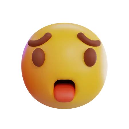 Sorprendido1 emoji  3D Icon