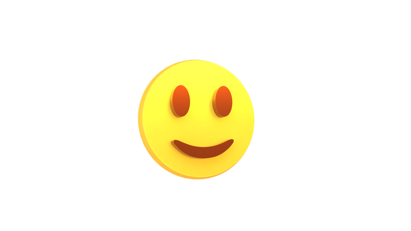 Sorridente  3D Emoji