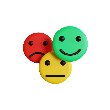 Sorrir emoção feedback  3D Icon