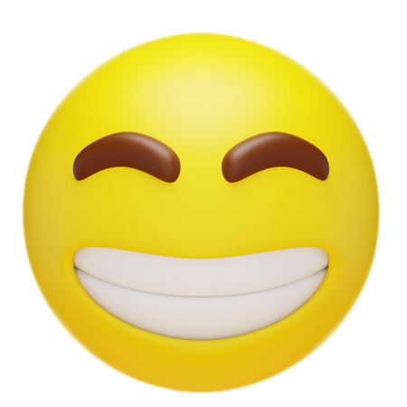 Sorriso de olho  3D Icon